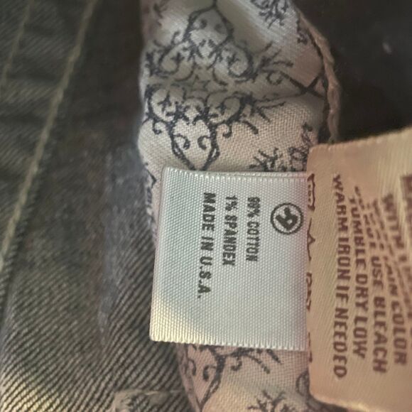 29L BIG Star Sweet Ultra Low Rise Jeans Bootcut Dark Wash Denim Stretch Women's - Picture 9 of 10